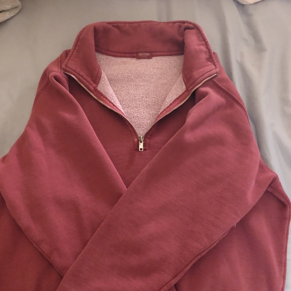 Brandy Melville quarter zip sweatshirt